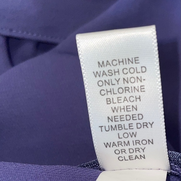 BANANA REPUBLIC purple halter blouse - Picture 6 of 6